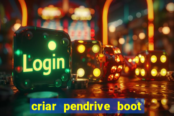 criar pendrive boot windows 10